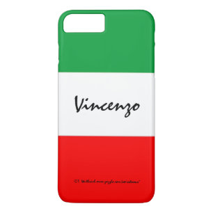 Capa Para iPhone Da Case-Mate Sinalizador Italiano Cores Verde e Vermelho com No