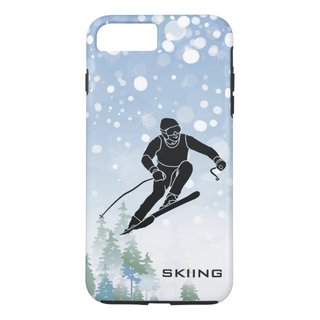 Capa Para iPhone, Case-Mate Skiing Design iPhone 7 Case (Verso)