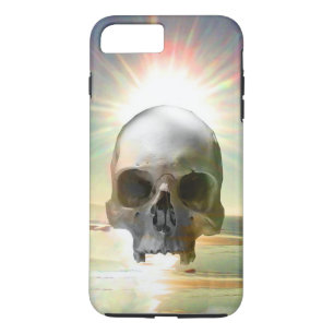 Capa iPhone 8 Plus/7 Plus Skull Sunset