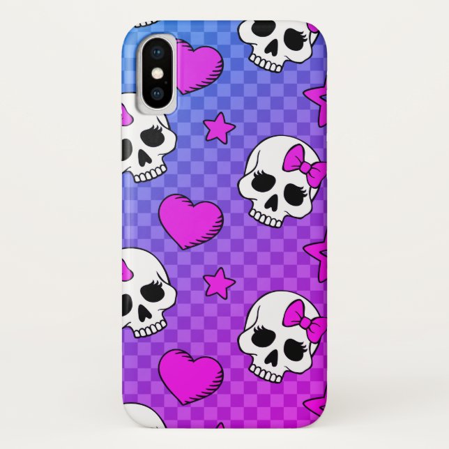 Capa Para iPhone, Case-Mate Skully Pop Kawaii (Verso)