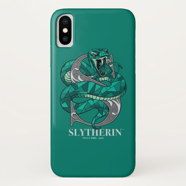 Capa Para iPhone, Case-Mate SLYTHERIN™ Crosshatch Emblem (Verso)