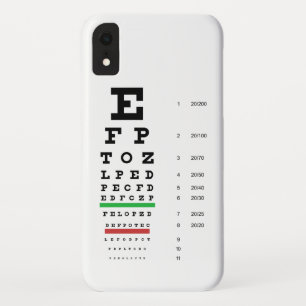 Capa Para iPhone Da Case-Mate Snellen Eye Chart