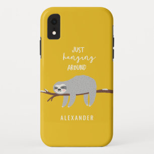 Capa Para iPhone Da Case-Mate Só andando por aí divertida e brilhante preguiça d