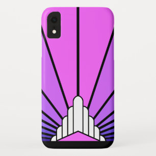 Capa Para iPhone Da Case-Mate Sol de deco de arte em iPhone roxo e rosa / iPad c
