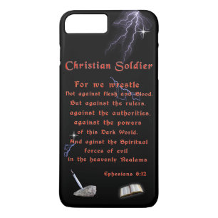 Capa iPhone 8 Plus/7 Plus Soldados Cristãos