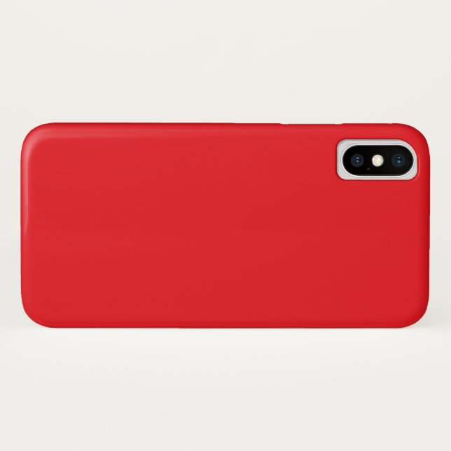 Capa Para iPhone, Case-Mate Solid Red Background  (Verso (Horizontal))