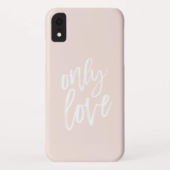 Capa Para iPhone, Case-Mate Somente Amor Rosa  (Verso)