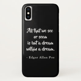 Capa Para iPhone Da Case-Mate Sonhe Dentro De Um Sonho Edgar Allan Poe