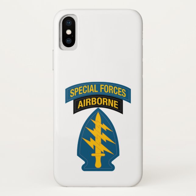 Capa Para iPhone, Case-Mate Special Forces insignia Airborne Tab (Verso)