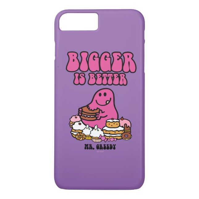 Capa Para iPhone, Case-Mate Sr. Greedy | Maior é melhor (Verso)