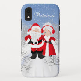 Capa Para iPhone Da Case-Mate Sra. dando uma volta Claus do papai noel