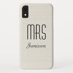 Capa Para iPhone Da Case-Mate SRA. personalizada das iniciais rústica fora do
