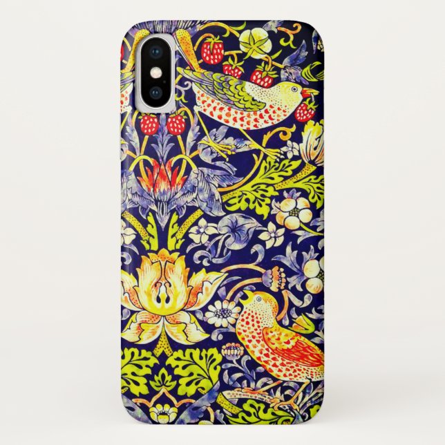 Capa Para iPhone, Case-Mate Strawberry Thef Birds William Morris (Verso)
