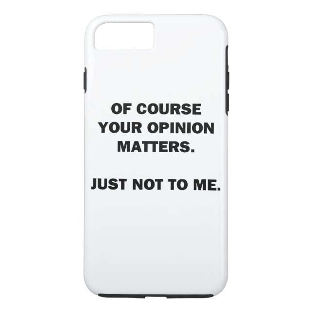 Capa Para iPhone, Case-Mate Sua Opinião Importa (Verso)