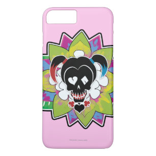 Capa iPhone 8 Plus/7 Plus Suicide Squad Harley Quinn Skull Tattoo Art