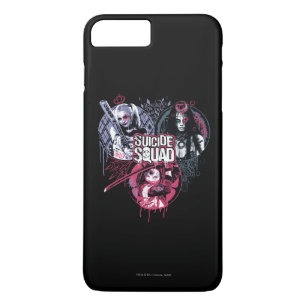 Capa Para iPhone Da Case-Mate Suicide Squad Squad Girls Graffiti Badges