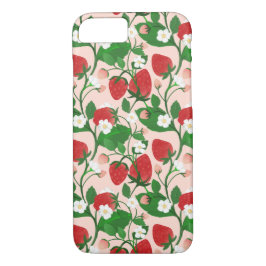 Capa iPhone 8/7 Summer Strawberry in Pink