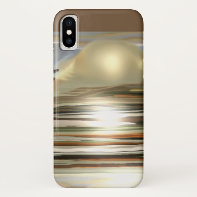 Capa Para iPhone, Case-Mate Sunrise na Abstrato do Deserto (Verso)