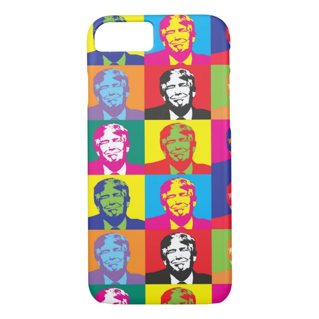 Capa Para iPhone, Case-Mate Super Tacky Donald Trump Pop Art (Verso)