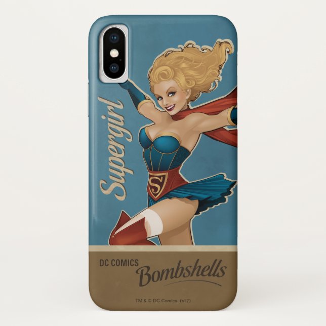 Capa Para iPhone, Case-Mate Supergirl Bombshell (Verso)