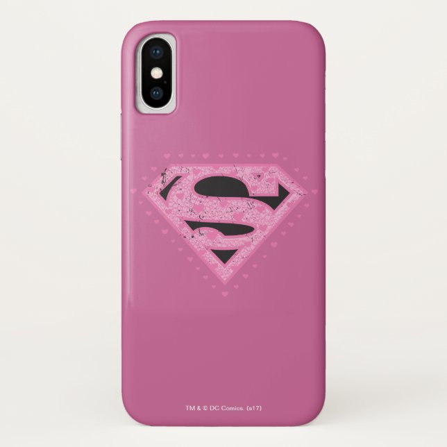 Capa Para iPhone, Case-Mate Supergirl Hearts (Verso)
