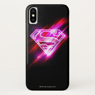 Capa Para iPhone X Supergirl Pink
