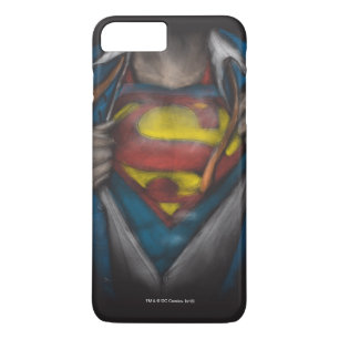 Capa Para iPhone Da Case-Mate Superman Chest Reveal Sketch Colorized