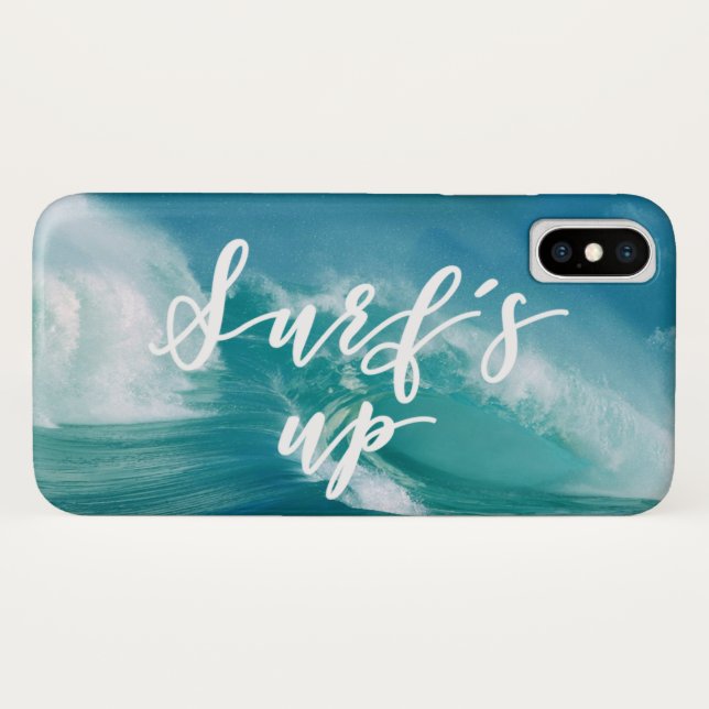 Capa Para iPhone, Case-Mate Surf | Tipografia divertida e citação (Verso (Horizontal))