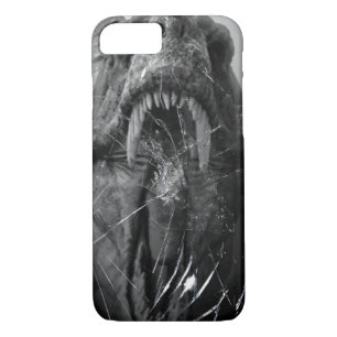 Capa Para iPhone Da Case-Mate T-Rex irritado, tiranossauro que ataca, vidro