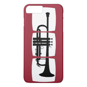 Capa iPhone 8 Plus/7 Plus T-shirt do músico da trombeta para a trompetista