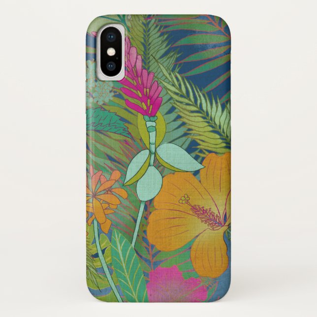 Capa Para iPhone, Case-Mate Tapeçaria Tropical II (Verso)
