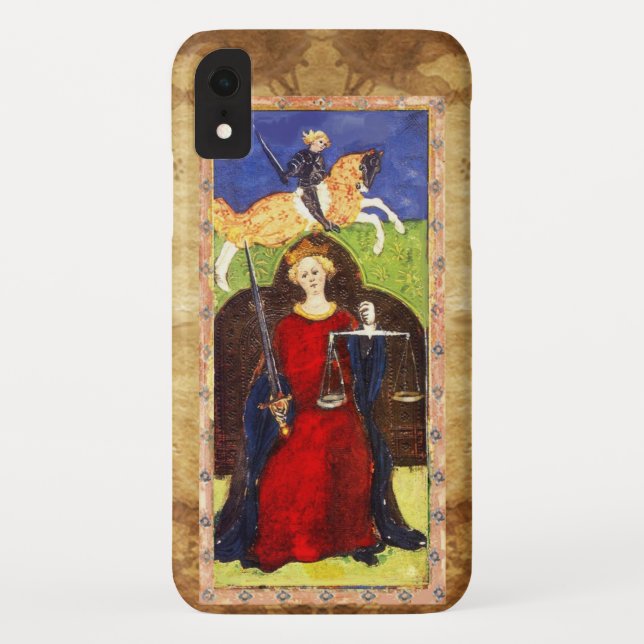 CAPA PARA iPhone, Case-Mate  TAROTS DA RENASCENÇA ANTIGA 8 / JUSTIÇA (Verso)