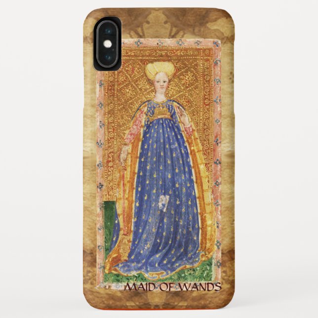 CAPA PARA iPhone, Case-Mate  TAROTS DA RENASCENÇA ANTIGA  / DONZELA DE VARINHAS (Verso)