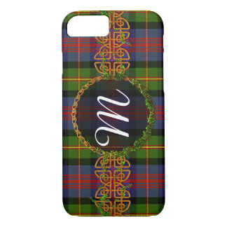 Capa iPhone 8/7 Tartan de MacLennan do monograma