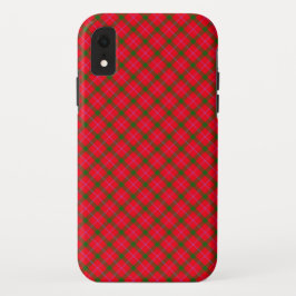 Capa Para iPhone Da Case-Mate Tartan de Natal de Xadrez de Férias