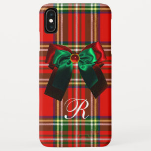 CAPA PARA iPhone DA Case-Mate TARTAN ESCOCÊS E FESTA DE NATAL VERMELHA DOS ARCO