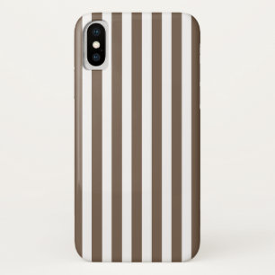 Capa Para iPhone Da Case-Mate Taupe e listras brancas de doces