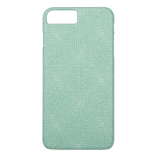 Capa Para iPhone Da Case-Mate Teal de quadrados tribais