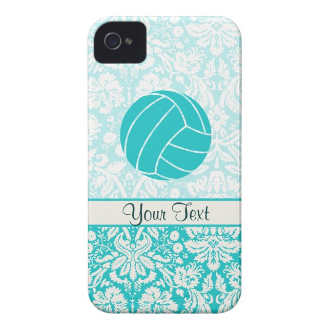 Capa Para iPhone, Case-Mate Teal Voleibol (Traseira)