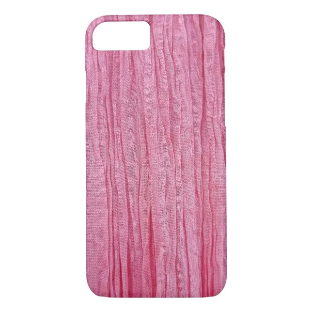 Capa Para iPhone, Case-Mate tecido de gaze cor-de-rosa (Verso)