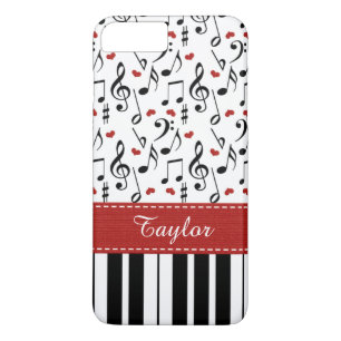 Capa Para iPhone Da Case-Mate Teclado de piano vermelho