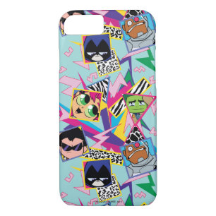 Capa Para iPhone Da Case-Mate Teen Titans Go! Colagem em grupo dos anos 90