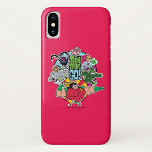 Capa Para iPhone Da Case-Mate Teen Titans Go!   Gráfico do grupo de equipes