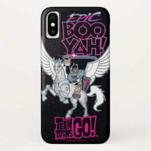 Capa Para iPhone Da Case-Mate Teen Titans Go! Guerreiro Cyborg Riding Pegasus