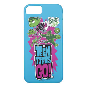 Capa iPhone 8/7 Teen Titans Go! Manchas de animais