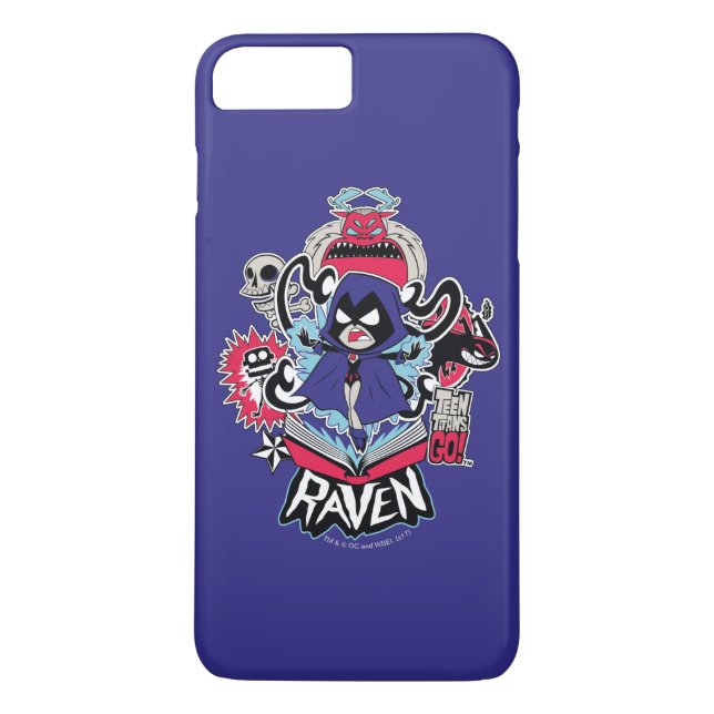 Capa Para iPhone, Case-Mate Teen Titans Go! | Raven Demonic Powers Graphic (Verso)