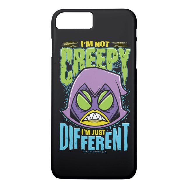 Capa Para iPhone, Case-Mate Teen Titans Go! | Raven "Não assustador sou difere (Verso)