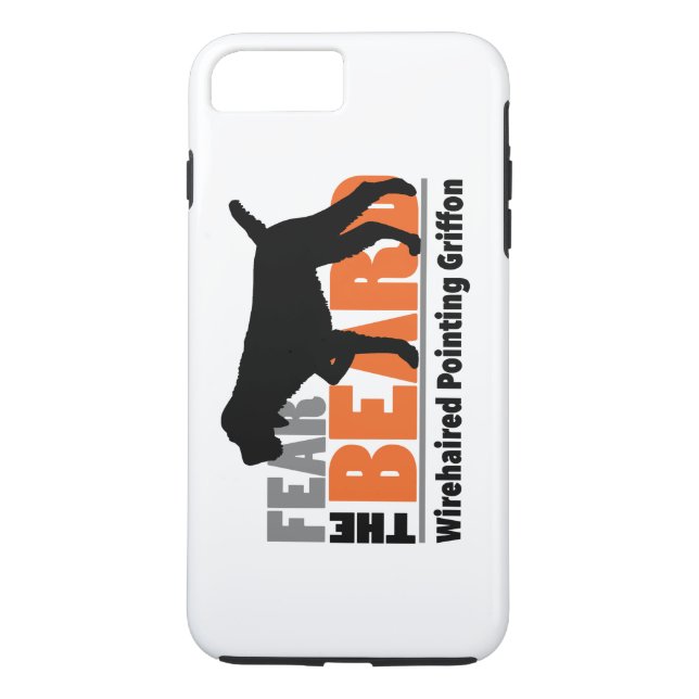 Capa Para iPhone, Case-Mate Tema a barba - apontar Griffon Wirehaired (Verso)