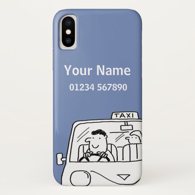 Capa Para iPhone, Case-Mate Tema De Driver De Táxi Chamado De Diversão (Verso)