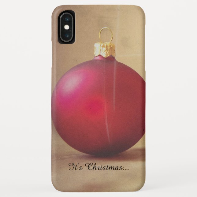 Capa Para iPhone, Case-Mate Tema de Natal com bola de Natal (Verso)